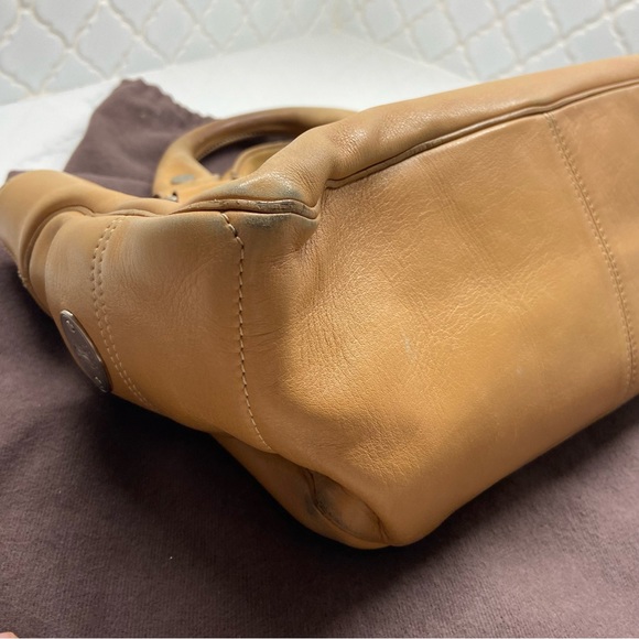 CELINE Boogie Bag with Original Celine Dustbag Light Brown Tan Camel EUC - Picture 6 of 10